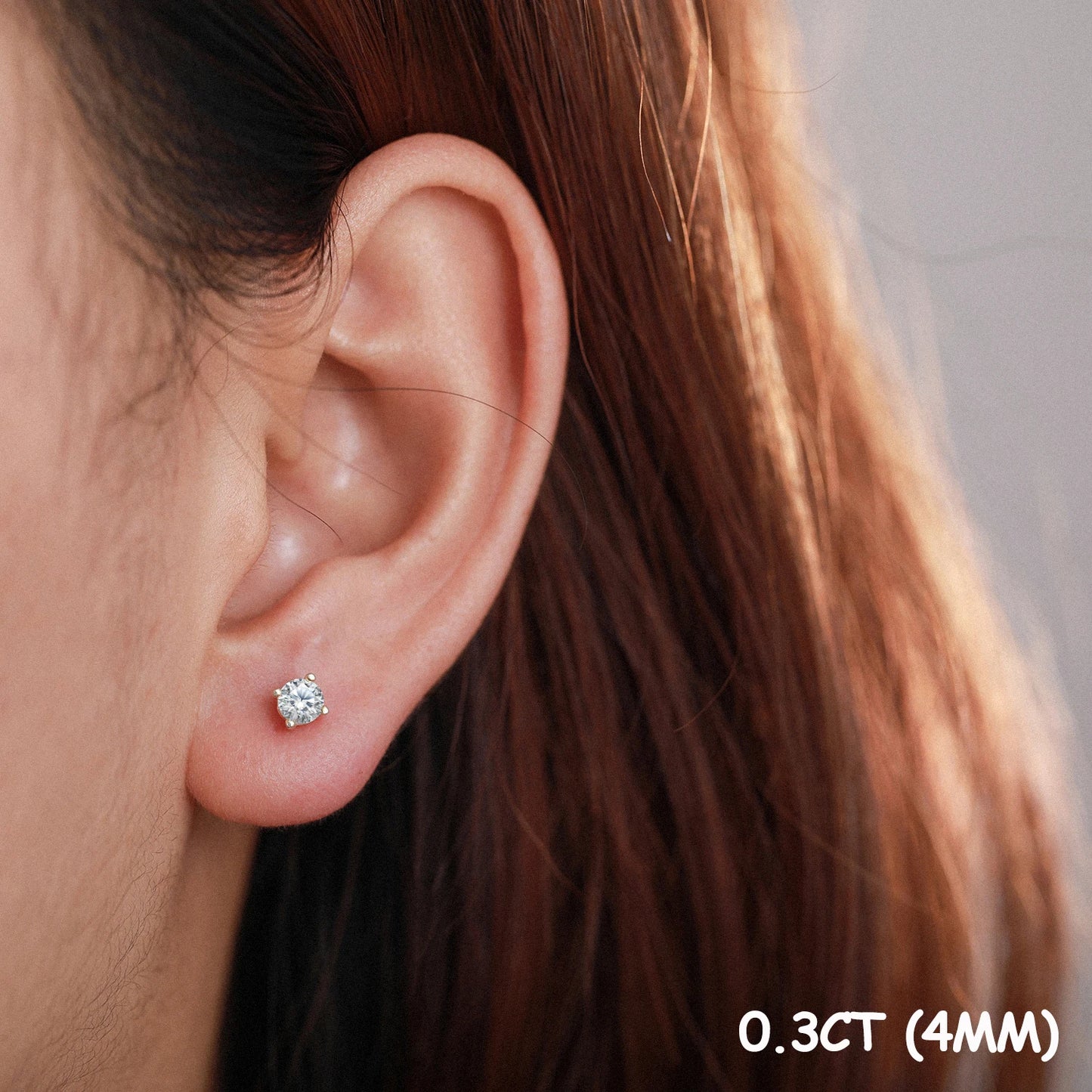 VVS Classic Stud Earrings - Gold