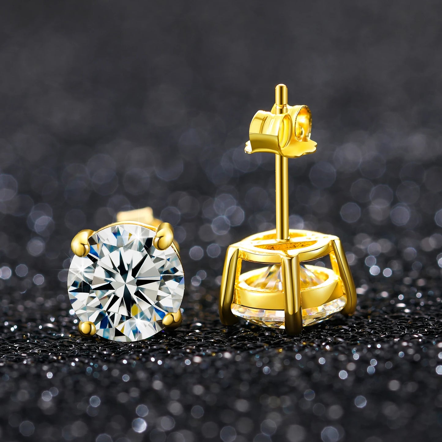 VVS Classic Stud Earrings - Gold