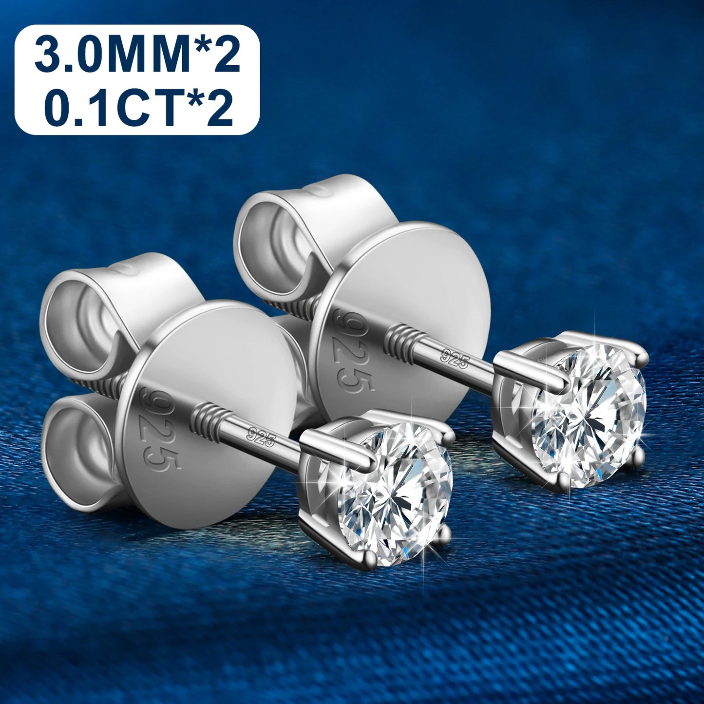 VVS Classic Stud Earrings - Gold